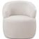 Kit 2 Poltronas Giratórias Sala de Estar Living Orgânico Carmen F04 Bouclê Cru - Lyam Decor