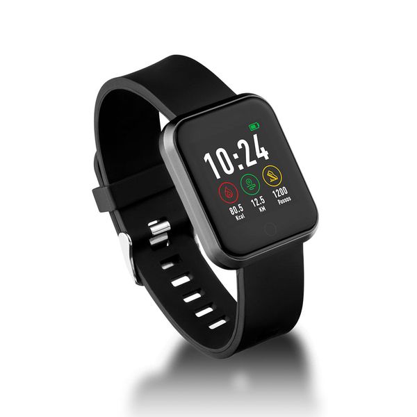 Combo Tech - Relógio Smartwatch Londres Android/IOS Preto e Central Multimidia 7 Pol, Mirror Link Mirage - ES265K ES265K