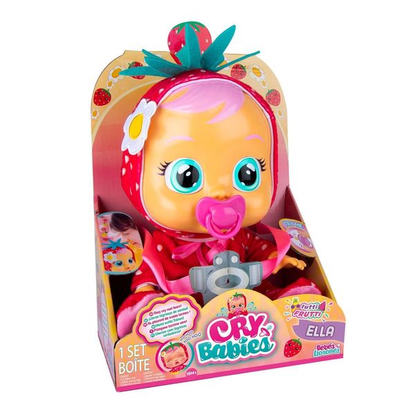 Crybabies Tutti-frutti Ella Morango Com Cheirinho Multikids - BR1654 BR1654