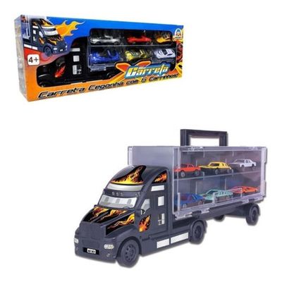 Mini Carreta  com 6 Carrinhos 730-5 - Braskit