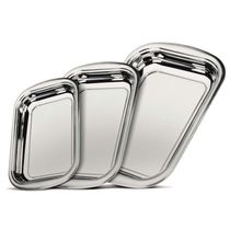 Conjunto de Assadeiras Tramontina Inox Cosmos 3 Peças
