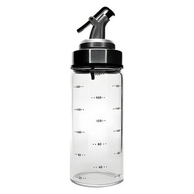 Kit 3 Garrafa Para Azeite E Vinagre Com Bico Dosador Galheteiro Vidro 320ml Em Casa Tem