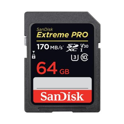Memória Sdxc 64Gb Sandisk Extreme Pro Classe 10 95Mb/S