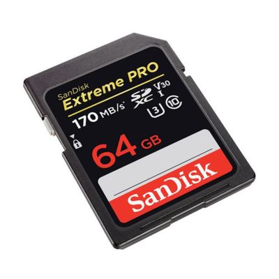 Memória Sdxc 64Gb Sandisk Extreme Pro Classe 10 95Mb/S