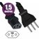 Cabo De Força Novo Para Fonte Atx 400w 3x0,75mm Inmetro 1.5m