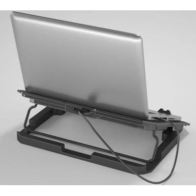 Base Suporte Notebook Com Ventilação Ângulo Regulável Até 15,6 Polegadas