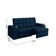 Sofá Confort Premium 1,70m Assento Retrátil-reclinável Porta Copos E Usb Suede Azul - X Sofas