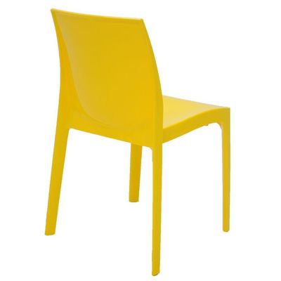 Cadeira Tramontina Alice Polida Em Polipropileno Amarelo