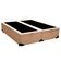 Cama Box Baú Casal Bipartido Sintético Sereneprime Bege 138x188x44
