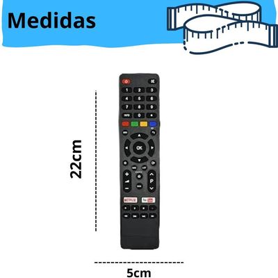 Controle Remoto Tv Philco E Britânia Le-7095 Preto