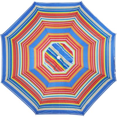 Guarda-Sol Articulado Rainbow 2,40m em Poliéster Estampas Sortidas Bel 2,40m