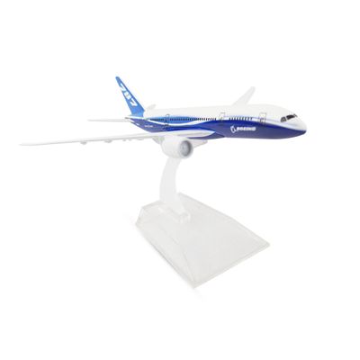 Avião Miniatura Boeing 787 Metal  em Escala 1:400 Colecionável Base Acrílico Decoração