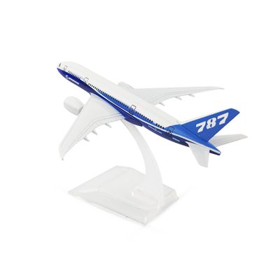 Avião Miniatura Boeing 787 Metal  em Escala 1:400 Colecionável Base Acrílico Decoração