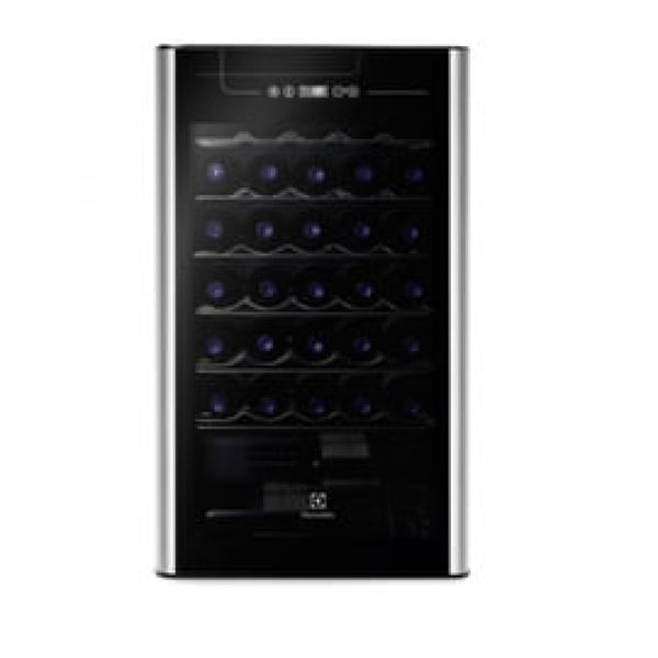 Adega de Vinho Climatizada Electrolux 34 Garrafas Uma Porta Com Acabamento Em Inox (ACS34) 220V