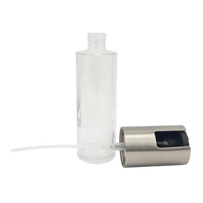 Spray Pulverizador Borrifador Dosador Para Azeite Vinagre Frasco De Vidro Acabamento Aço Inoxidável