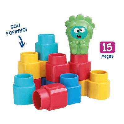 Fofo Blocos Bloco de Montar 15 peças 1010 - Elka