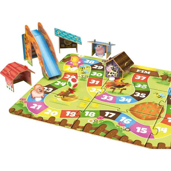 Jogo Fazendinha Baby - Madeira - Brincadeira de Criança Jogo Fazendinha Baby - Madeira - Brincadeira de Criança