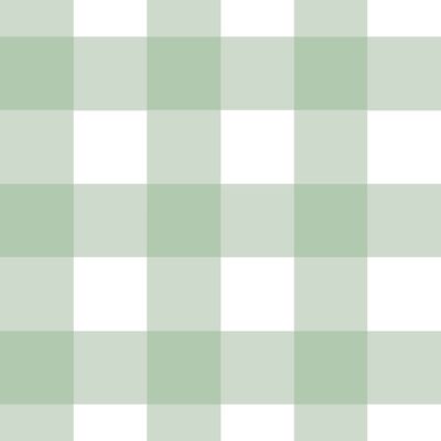 Papel de Parede Doce Estilo Xadrez Verde 81956
