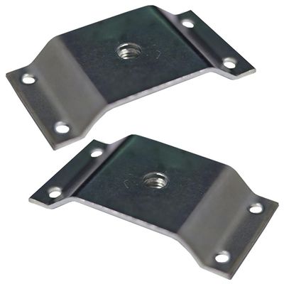 Kit 2 Chapinhas Chapa Elevada Fixação Pés Palito Rosca 5/16 Zincado G59