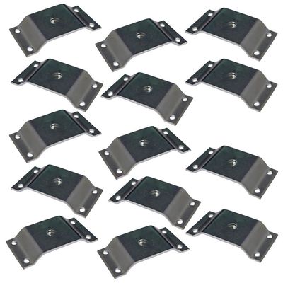 Kit 14 Chapinhas Chapa Elevada Fixação Pés Palito Rosca 5/16 Zincado G59