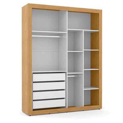 Berço Americano Capitonê New Boucle E Guarda Roupa Tutto New 4 Portas Freijó Branco Acetinado