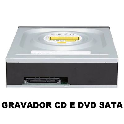 Drive Optico Leitor Gravador DVD CD Reprodutor Interno PC