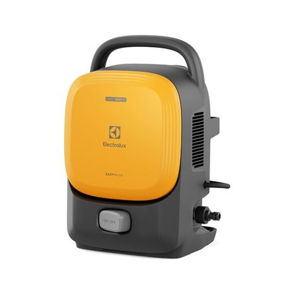 Lavadora de Alta Pressão Electrolux EasyWash 1400W com 1650PSI, Engate Rápido, Bico Vario e Sistema Stop Total Preto com Amarelo / 110V