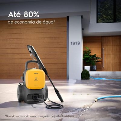 Lavadora de Alta Pressão Electrolux PowerWash 1400W 1800PSI Preto com Amarelo / 110V