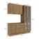 Cozinha Compacta Celeste Kappesberg 100% Mdf Nogueira 192cm