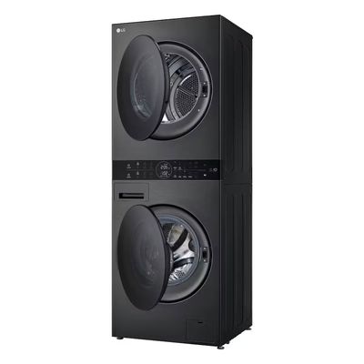 Lavadora e Secadora LG 14kg Smart WashTower com Inteligência Artificial AIDD WK14BS6A Preto / 220V