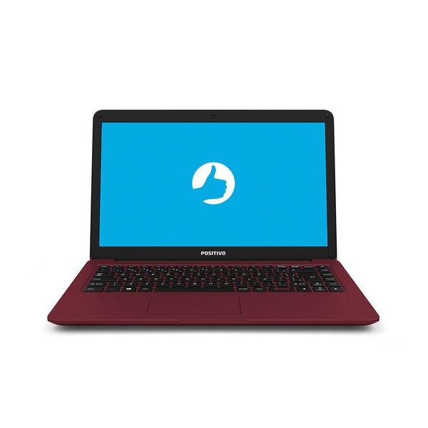 Notebook Positivo Motion Red C41TBi Intel® Celeron® Dual-core™ Linux 4GB RAM 1TB HD 14” HD - Vermelho