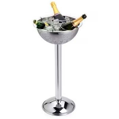 Champagneira com Grelha e Pedestal Forma 2090 em Aço Inox - 6 L Inox