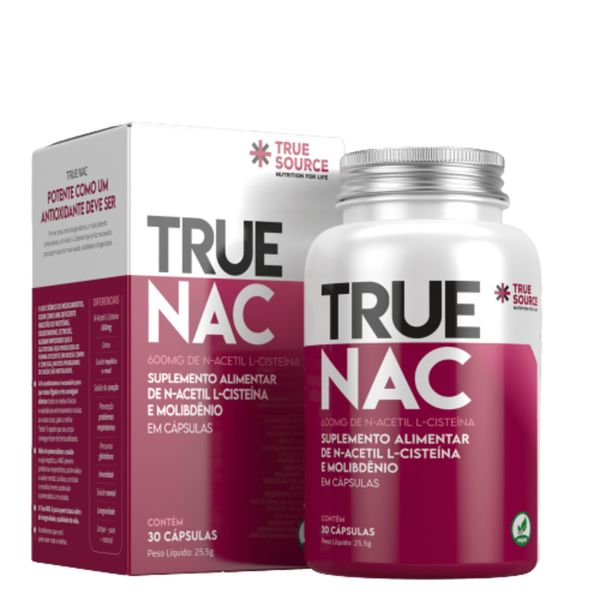 NAC 600mg True Source 30 Cápsulas NAC 600mg True Source 30 Cápsulas