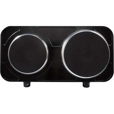 Fogão Elétrico de Mesa 2 Pratos 2500W FMP02 Preto Agratto 220V
