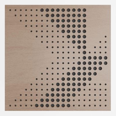 Painel Acústico Absorvedor Decorativo 60x60mm Maestra Nogal