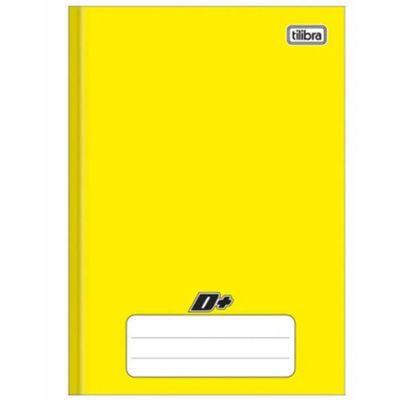 Caderno Brochura Capa Dura 200x275mm 96 F Amarelo - Tilibra
