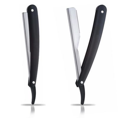 Kit Barbeador Profissional Navalha Pincel Barba + Lâminas