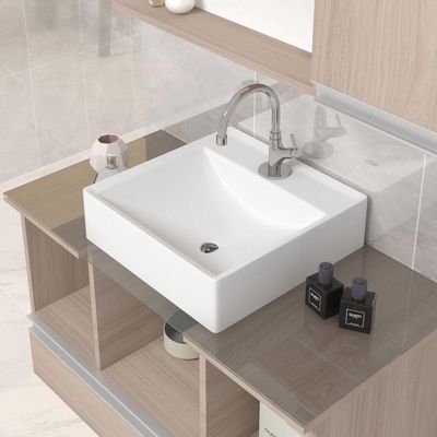 Conjunto Gabinete Venus 80cm Madeirado Preto
