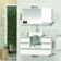 Conjunto Gabinete Polo 80cm Branco Inteiro