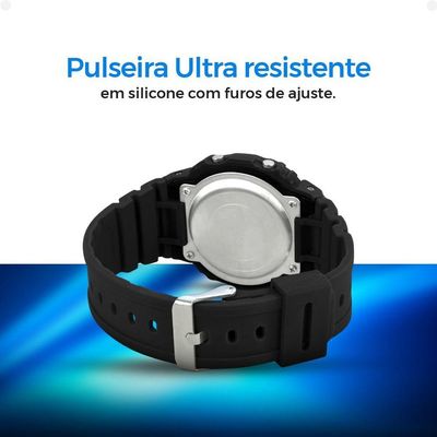 Relogio Digital Criança Infantil Silicone Menino + Caixa Adolescente Criança Silicone Ajustavel Data