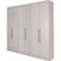 Guarda Roupa Casal Bartira Napoli UP 6 Portas 4 Gavetas 4 Prateleiras Branco