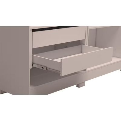 Guarda Roupa Casal Bartira Napoli UP 6 Portas 4 Gavetas 4 Prateleiras Branco
