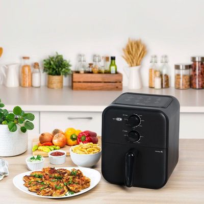 Fritadeira Air Fryer Midea Black Stone  Preto 110v