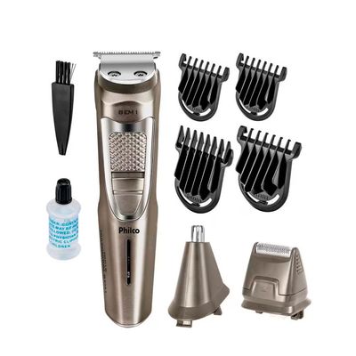 Aparador de Pelos Philco PAP16 Multigroom 8 em 1 Cinza / Bivolt
