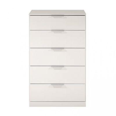 Cômoda Versatti em MDP com 5 Gavetas Bartira Branco