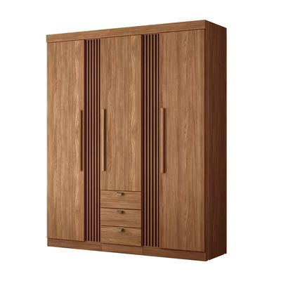Guarda-roupa Aurora 3 Portas 3 Gavetas Santos Andirá Jatobá