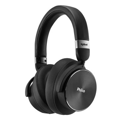 Fone de Ouvido Philco Bluetooth Noise-Cancelling 30H PFO04BTP Preto