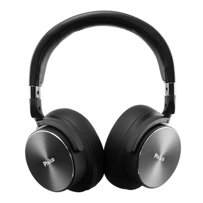 Fone de Ouvido Philco Bluetooth Noise-Cancelling 30H PFO04BTP Preto