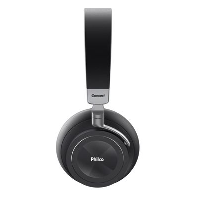 Fone de Ouvido Philco Bluetooth Headphone PFO05BTSG Concert Preto