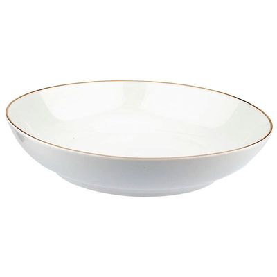 Aparelho de Jantar 42 Peças L`Hermitage Legacy em Porcelana Branco e Dourado